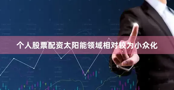 个人股票配资太阳能领域相对较为小众化